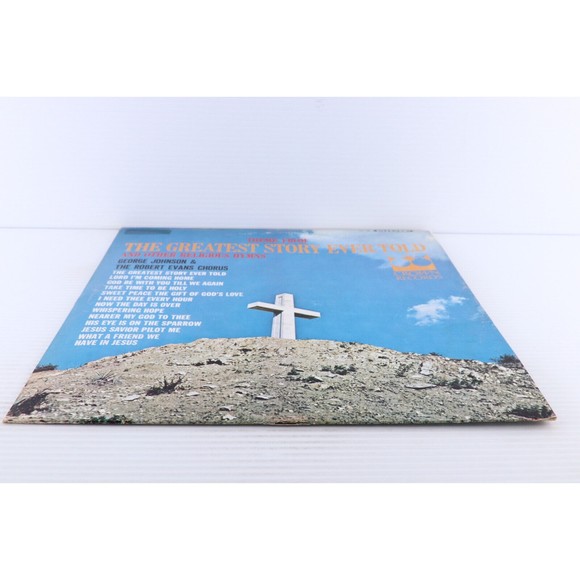 George Johnson & Robert Evans Chorus, Greatest Story Ever Told Hymns LP Record - Picture 4 of 16